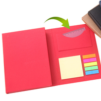 Carnet à trois volets avec logo personnalisé bloc-notes multifonctionnel ensemble de papeterie créative