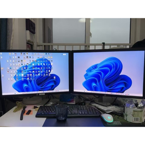 Support d'écran d'ordinateur à double écran avec double section pour le levage et la rotation universelle empilable Nouveau en stock - Product Image 2