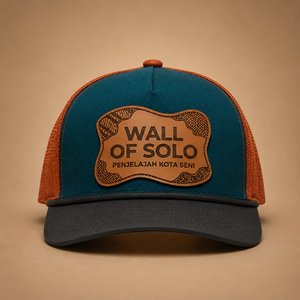 Custom Leather <b>Badge</b> Snapback Hat 6 Panel Structured Canvas Cap Adjustable Unisex Casual Street Fashion - Product Image 1