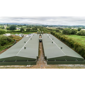 Poulailler de ferme à cadre en acier haute résistance avec système de litière profonde conçu pour les fermes de poulets de viande jusqu'à 10,000 oiseaux - Product Image 4