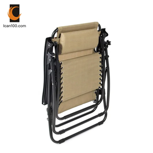 كرسي منعدم الجاذبية قابل للتعديل للبيع بالجملة كرسي حديقة قابل للطي كرسي صالة شاطئ خارجي - Product Image 3