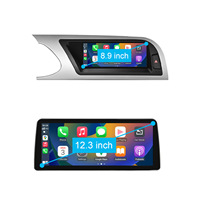 Autoradio multimédia tactile avec CarPlay et Android Auto sans fil, GPS, résolution 1600x600 pour Audi A4L A5 Q5 Q5L A3 Q3 A7 A6L