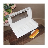 Boîte d'emballage pour gâteaux IMEE Luxury 2 4 6 7 Eclair Cakesicle Sweets Food Bakery Cake avec fenêtre transparente