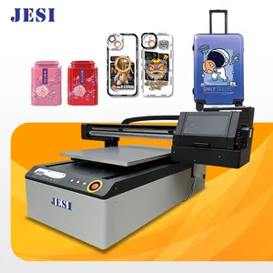 Jesi卸売価格6090 Uvフラットベッドプリンターアクリル携帯電話ケースリーズナブルな価格6090 UvフラットベッドプリンターI3200