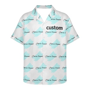 Vestido largo y camisa con hombros descubiertos combinados hawaianos personalizados Polinesia Floral y Islas tribales - Product Image 5