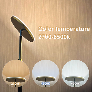 Lámpara de Pie LED de Madera Sólida de 30W, Alto Brillo, Control Remoto, Temperatura de Color Ajustable, Regulable sin Escalonamientos, CRI 90 - Product Image 4