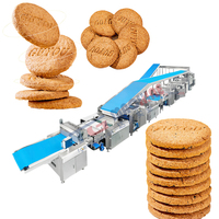 Ligne de production de machine à biscuits durs industriels à grand rendement