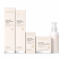 Boîte d'emballage cosmétique personnalisée écologique, carton pliable pour lotion, crème pour le visage, emballage en papier couché imprimé personnalisé
