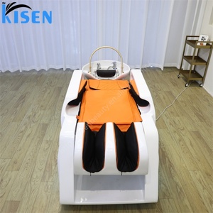 Table de lavage automatique intelligente Kisen avec fauteuil de salon de luxe pour spa thaïlandais et massage robotisé par air - Product Image 5