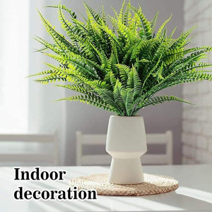 Simulación de 7 hierbas persas, simulación de plantas acuáticas, helechos, decoración para mesa de comedor, decoración exterior, plantas verdes - Product Image 6