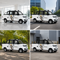 Mini camionnette électrique utilitaire pour le transport de marchandises, idéale pour la logistique d'usine et les transport agricoles