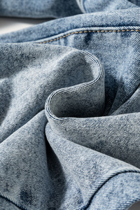 Shewin - Jeans de mezclilla de punto al por mayor para mujer, de tiro alto, con botones y cremallera, lavado medio, para fiesta de verano, casuales, de pierna recta - Product Image 6