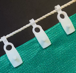Clips de <span class=keywords><strong>fixation</strong></span> robustes en plastique blanc <span class=keywords><strong>pour</strong></span> toile d'ombrage, serre-cintres réutilisables <span class=keywords><strong>pour</strong></span> bâche et filet pare-soleil - Product Image 6