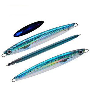 Señuelo de Metal Impreso <span class=keywords><strong>en</strong></span> 3D, 40g-200g, Hundimiento Rápido, Pesca Lenta, Cebo para Agua Salada, para Macarela, Atún, Pesca desde Barco y Orilla - Product Image 2