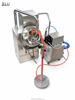 Machine à enrober les comprimés ZLU SS304 BY-1000 pour noix, chocolat, miel, cacahuètes et sucre, faible bruit, pour moulin à farine et utilisation en cave de vin, 220V/380V