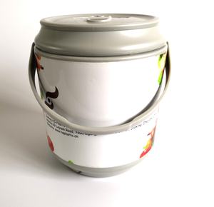 Fusto per secchiello per il ghiaccio a forma di lattina <span class=keywords><strong>piccola</strong></span> in plastica da 1 gallone/3,8 litri - Product Image 3