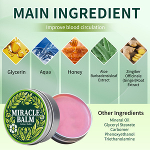 Baume <span class=keywords><strong>miracle</strong></span> bio <span class=keywords><strong>pour</strong></span> jambes gonflées Ingrédients végétaux Crème apaisante <span class=keywords><strong>pour</strong></span> dos <span class=keywords><strong>mains</strong></span> pieds corps - Product Image 3