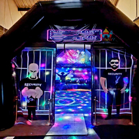 Tente Disco Gonflable Professionnelle, Abri de Fête Gonflable, Cabine de Danse Gonflable en PVC Personnalisé pour Location de Fêtes en Extérieur
