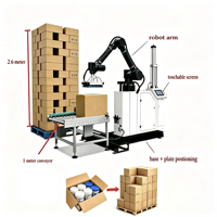 Système de palettisation automatique avec bras robotique collaboratif industriel, machine de palettisation et d'empilage de cartons à réponse rapide