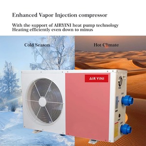 Pompe à chaleur AIRYINI <span class=keywords><strong>pour</strong></span> piscine <span class=keywords><strong>Chauffage</strong></span> électrique <span class=keywords><strong>pour</strong></span> piscine hors sol et creusée Minuterie WiFi <span class=keywords><strong>Chauffage</strong></span> et refroidissement Chauffe-piscine - Product Image 5