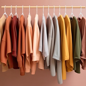 Cintres à vêtements en plastique légers, durables et peu encombrants, best-sellers, cintres noirs pour la lessive - Product Image 5