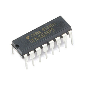 Circuit intégré de commande de moteur à relais ULN2003APG, matrice de transistors Darlington à 7 canaux, <span class=keywords><strong>50V</strong></span> 500mA, DIP-16 - Product Image 2