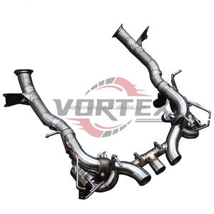 Sistema de Escape Catback con Silenciador Valvetronic Completo de Acero Inoxidable con Control Remoto, Sistema Completo con Downpipe para Ferrari 458 - Product Image 1