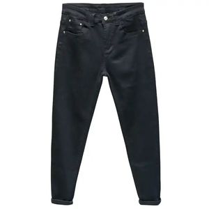 Pantalones de mezclilla finos informales para <span class=keywords><strong>hombre</strong></span>, pantalones vaqueros de lápiz bordados con agujeros rotos de cintura alta, pantalones clásicos para correr para <span class=keywords><strong>hombre</strong></span> joven - Product Image 6
