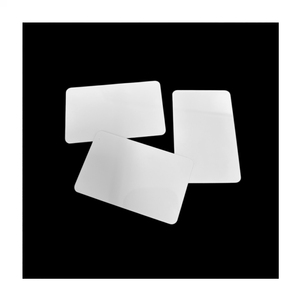 Porte-cartes en aluminium pour sublimation DIY, vierges, double face, blanc brillant/mat, 2,5"x3,5" - Product Image 5
