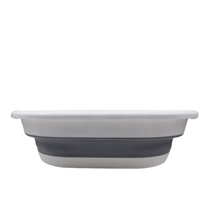 Hot Sale PP Material Foldable 3-in-1 Multi-functional Home &amp; Outdoor Use <strong>White</strong> Modern <strong>Washing</strong> Basin Storage <strong>Basket</strong> - Product Image 3