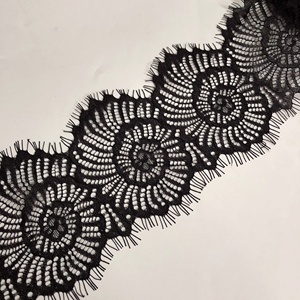 Vente en gros de dentelle à cils Chantilly française magnifique pour vêtements LT2803B - Product Image 1