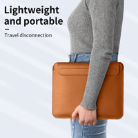 Étui pour ordinateur portable en cuir PU souple et mince de haute qualité pour ordinateur portable MacBook Air 13 pouces MacBook Pro 14 pouces