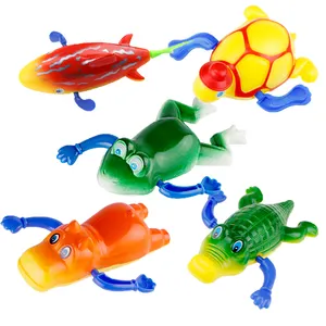 2022NEW 플라스틱 인기있는 다채로운 재미 놀이 물 목욕 장난감 동물 유치원