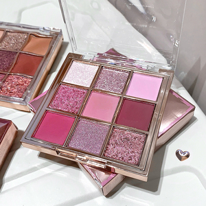 Gege Bear Cherry Blossom <strong>Pink</strong> Multi Pearlescent High Color Rendering Three Long Lasting Adhesion Dimensional <strong>Eyeshadow</strong> Palette - Product Image 5