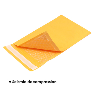 Foska carta Kraft gialla piccola bolla Poly mailer aria imbottita buste di carta postale corriere postale borse Express - Product Image 3
