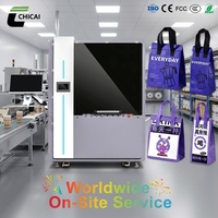 Impresora UV de un solo paso de alto rendimiento industrial multicolor para bolsas verticales, láminas de plástico, vasos de papel y láminas para abanicos