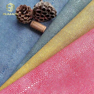 Rouleaux de cuir synthétique gaufré en PVC de 1 mm, 9 couleurs, texture Devil Ray, pour chaussures, sacs à main, bagages, artisanat - Product Image 1