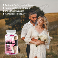 Vitahealthy OEM/ODM, usine de fabrication de produits de santé naturels en marque privée, 60 gommes de Maca violette plus