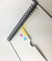 Cahier de planificateur hebdomadaire/mensuel A4 imprimé sur mesure Journal à spirale personnalisé avec couverture en papier