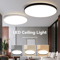 Plafonnier LED moderne pour salon et chambre à coucher, étanche et anti-moustiques, simple et ultra-fin