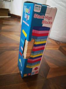 Khối gỗ xếp chồng TUMBLING tháp tự nhiên sụt giảm GỖ THÁP Trò chơi giáo dục xếp chồng đá tùy chỉnh - Product Image 3