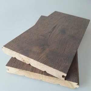 Sàn gỗ rắn với thiết kế độc đáo màu xám hun khói sồi kết thúc 18mm Độ dày - Product Image 2
