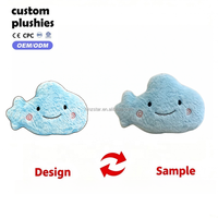 Coussin en peluche flocon de neige mignon qui cligne des yeux, doux et moelleux, blanc, avec broderie bleue, décoration d'hiver Kawaii, cadeau pour enfants