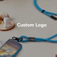 Tali Gantungan Ponsel 2 in 1 Berkualitas Tinggi Anti Hilang Kabel Data Daya USB Tipe C Pengisian Cepat PD 60W Berbahan Nilon Kepang