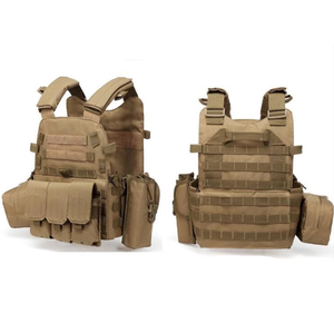 Chaleco Táctico Clásico DFTV06 con Sistema Molle, Chaleco Táctico CS para Campo, Chaleco de Paintball con Asa Trasera, para Fuerzas Terrestres y Marítimas - Product Image 3