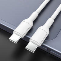 Cable de Carga de 1M 2M 60W Tipo C a Tipo C para iPhone 15, Cable de Datos de Carga Rápida de 60W para iPhone 15 Pro Max, Cable USB C