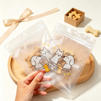 Sachet auto-scellant pour aliments lyophilisés pour chats, aliments pour chiens, friandises pour animaux de compagnie, bâtonnets de viande, friandises à mâcher dentaires, sachet stand-up pour boucherie