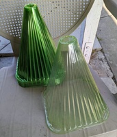 Cloches de jardín reutilizables verdes transparentes, cubierta de campana de planta, campana de invernadero, Cloches para protección contra caracoles de escarcha solar