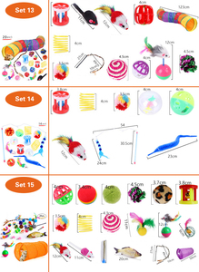 Juego de juguetes para gatos y mascotas, plumas de ratón de diseño múltiple, venta al por mayor - Product Image 5