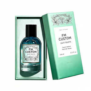 Boîte à parfum en carton recyclable avec logo personnalisé OEM, finition brillante - Boîte rigide en carton avec couvercle et base pour cosmétiques et cadeaux en gros - Product Image 1